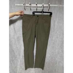 Orvis‎ Pants Men 38X31.5 Green Water Resistant Tech Performance Outdoors Hiking